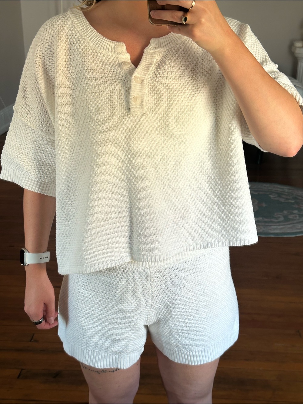 Sincerely Jules White Knit Set